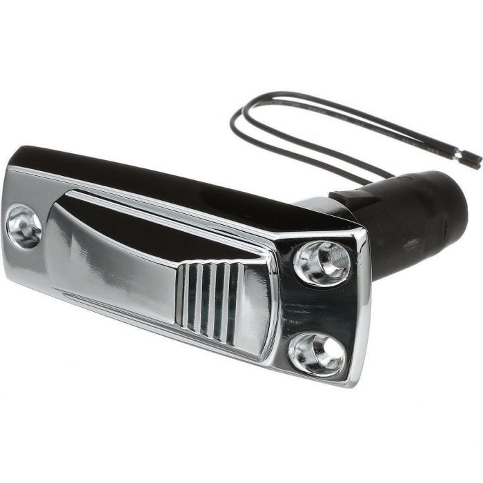 Seachoice 8271 All-Round White Light Spare Base, Zamak Die-Cast, Perma-Plate, Chrome Finish