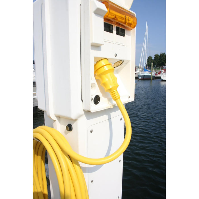 Marinco 6153SPP-25 50 Amp 125V Standard ShorePower Cordset, Yellow