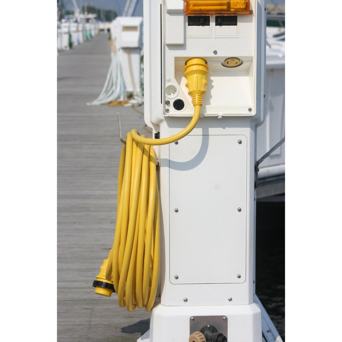 Marinco 6153SPP-25 50 Amp 125V Standard ShorePower Cordset, Yellow