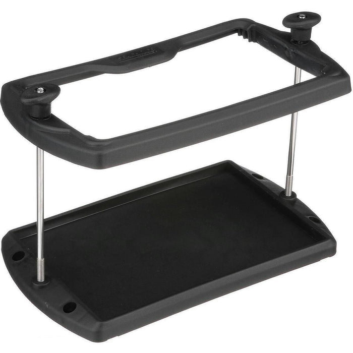 Seachoice 21961 USCG-Approved Premium Marine Group 24 Series Hold-Down Battery, Tray, Black