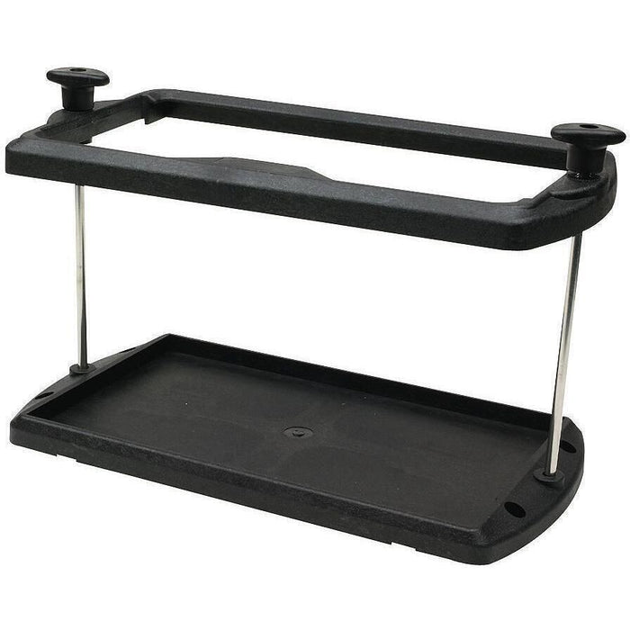 Seachoice 21961 USCG-Approved Premium Marine Group 24 Series Hold-Down Battery, Tray, Black