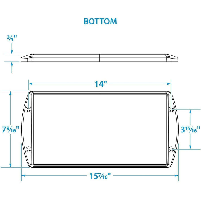 Seachoice 21971 Premium Durable Battery Tray, Fits Group 31 Batteries