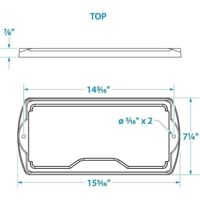 Seachoice 21991 Premium Battery Tray with Stainless Steel Hardware, 29 Series
