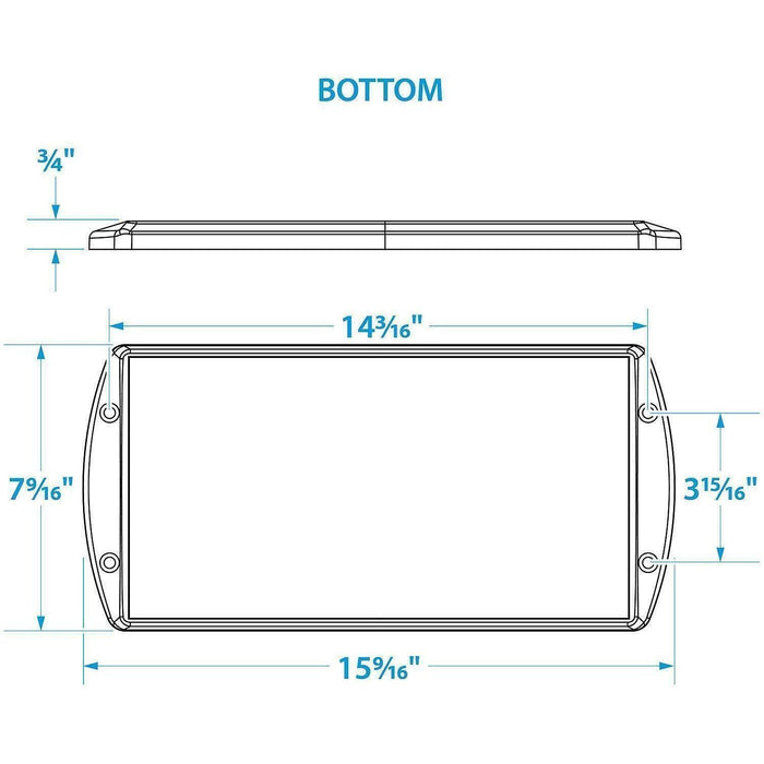 Seachoice 21991 Premium Battery Tray with Stainless Steel Hardware, 29 Series