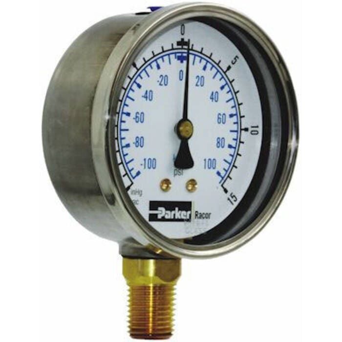 Racor RK19667 Vacuum Gauge, Bottom Mount