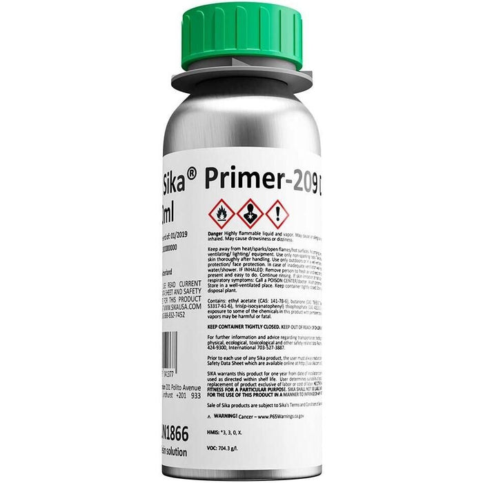 Sika 451588 Primer-209 D Black 250ml Bottle