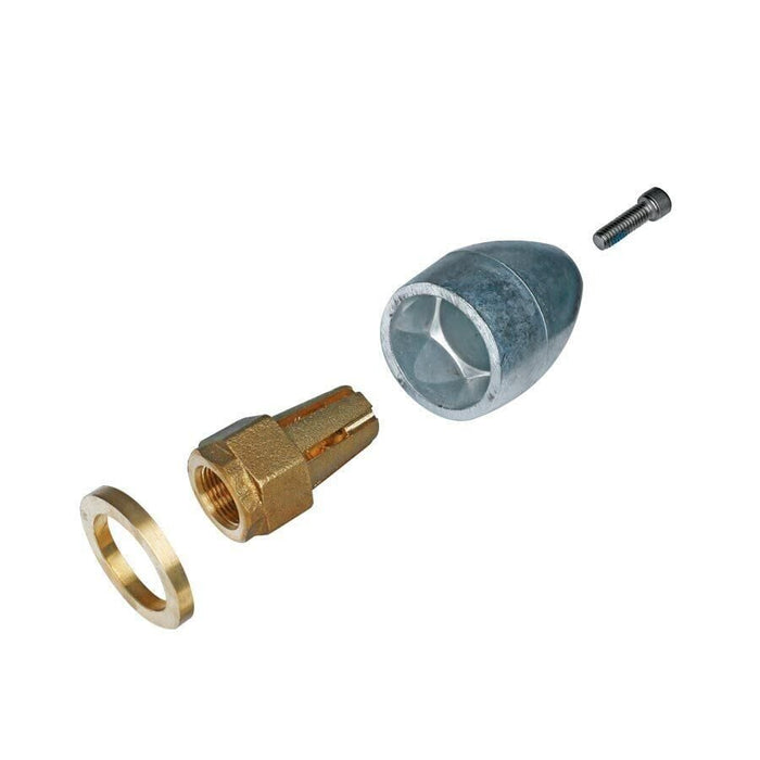 Martyr CMPNBMC11 Pleasurecraft Propeller Nut & Anode Kit, Magnesium, Series B