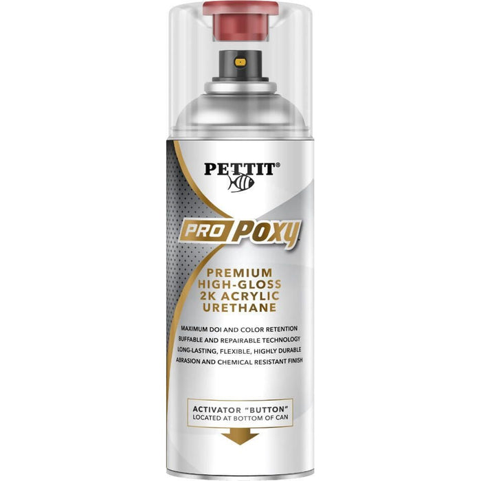 Pettit 3625A ProPoxy Acrylic Urethane Topside Paint Aerosol, Vivid Red