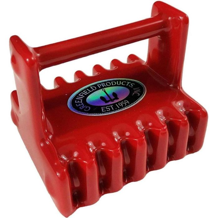 Greenfield Products 7-RD Marine Retrieval Magnet 200 lb. Rating PVC Coated Red