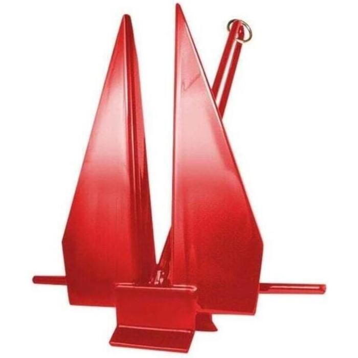Greenfield Products 669-11-RD Fluke-Type Slip Ring Anchor PVC Coated