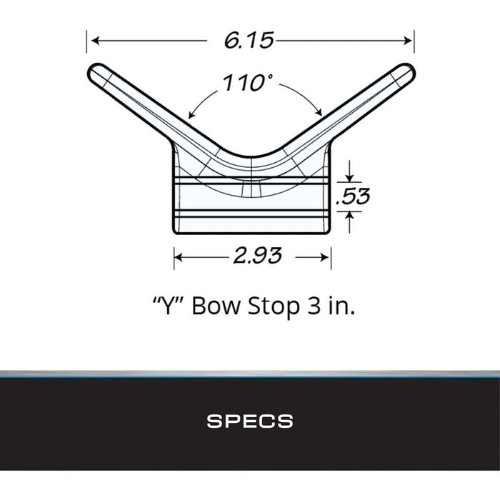 Tie Down Engineering 86413 Hull Sav'r Poly Vinly Black Roller