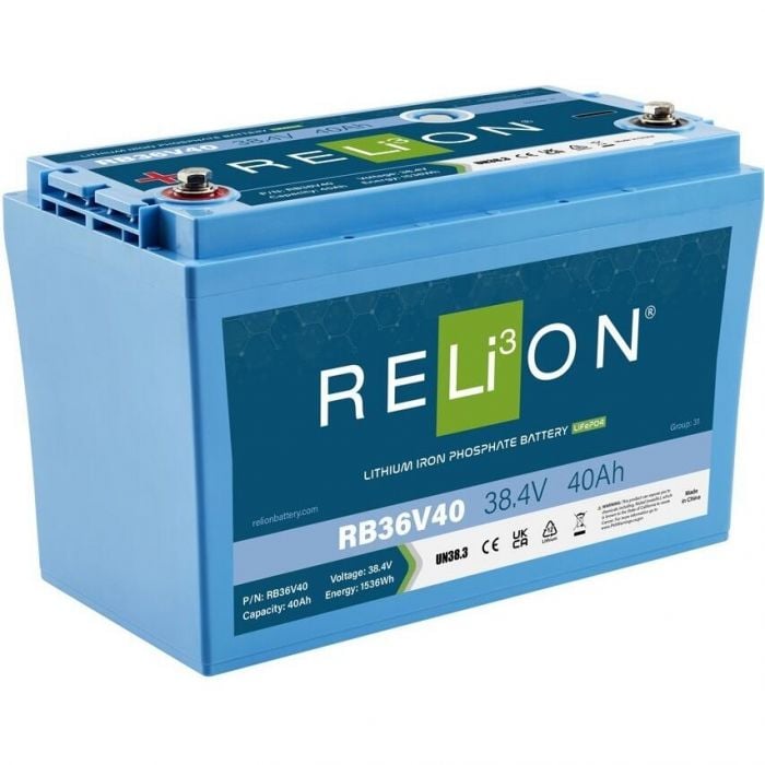 RELiON RB36V40 LiFePO4 Lithium Iron Phosphate 36V Battery