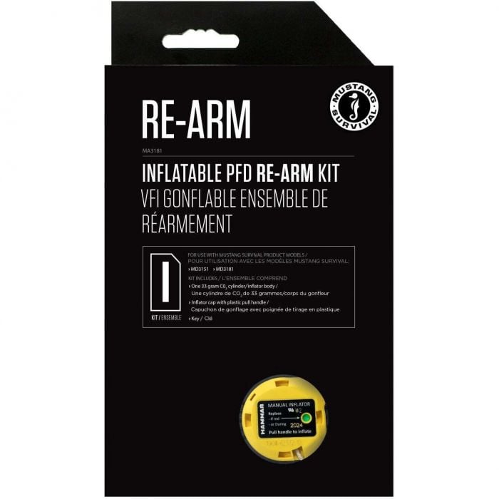 Mustang Survival MA3181-0-0 Mustang Re-Arm Kit I 33g Hammar Manual