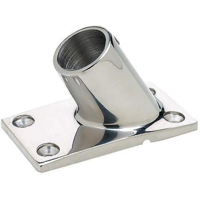 Seachoice 37891 Rectangular Base Rail Fitting for 7/8" OD Tubing