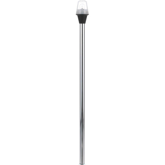Seachoice 5691 LED All-Round White Light for Boating, Stow-A-Way Aluminum Light, 23-9/16 In.