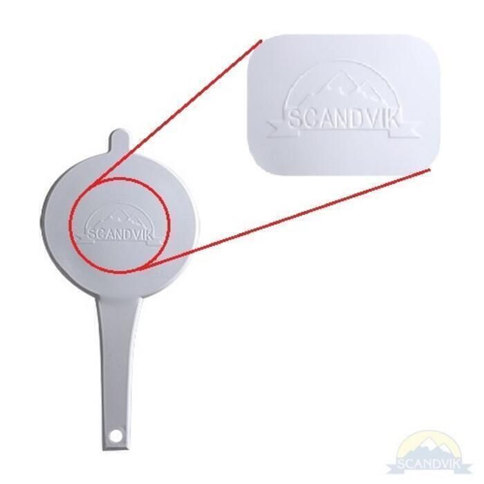 Scandvik 10030P Replacement Cap for Vertical Mount Showers.