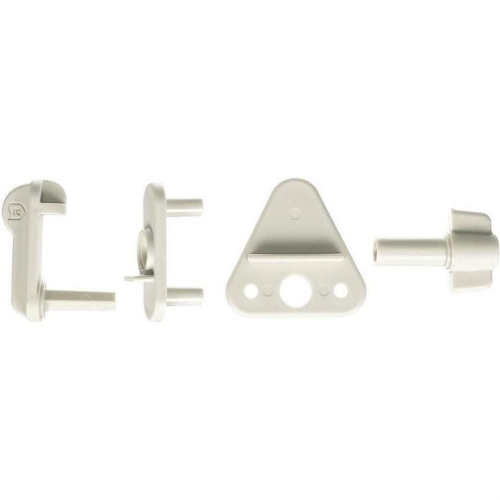 Attwood 11404-6 Universal Pontoon Replacement Gate Latch, White