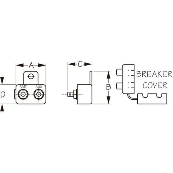 Sea Dog 420844-1 Circuit Breaker (Resettable)