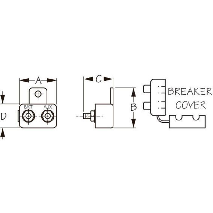 Sea Dog 420842-1 Circuit Breaker (Resettable)