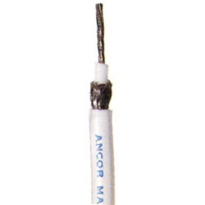 Ancor 151525 RG8X Coaxial Cable, White