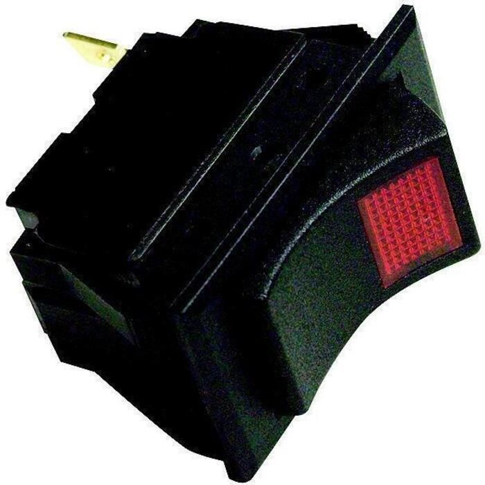 Seachoice 12421 Illuminated Rocker Switch, 3 Terminal, On/Off