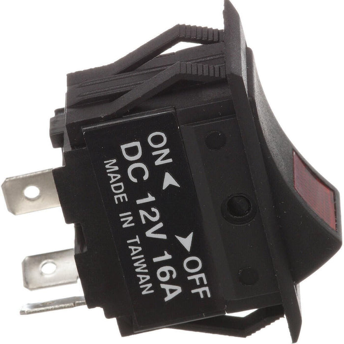 Seachoice 12421 Illuminated Rocker Switch, 3 Terminal, On/Off