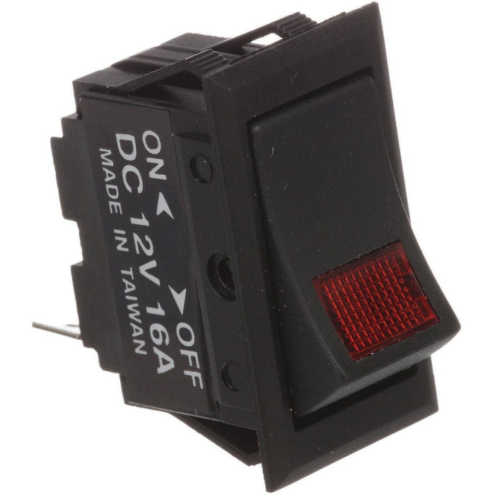 Seachoice 12421 Illuminated Rocker Switch, 3 Terminal, On/Off