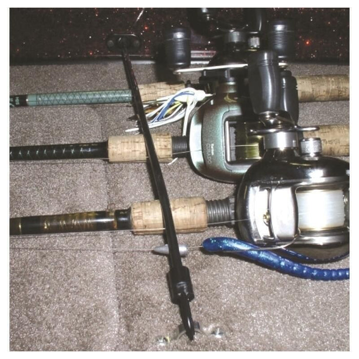 TH Marine RHD-1-DP T-H Marine Rod Tamer Rod Straps, 12" Gunwale Mount, Holds Up to 3 Rods