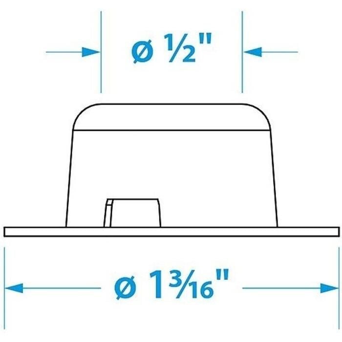 Seachoice 55701 Zinc Plated Steel Roller Shaft Includes 2 Pal Nuts