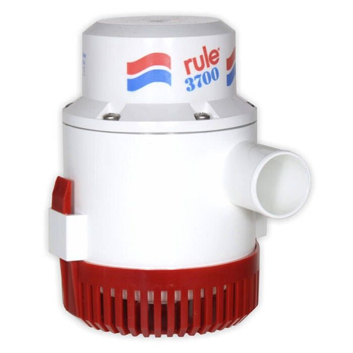 Rule 14A-6UL 3,700 GPH 12V 15.5 Amp High Capacity Bilge Pump with 6' Leads