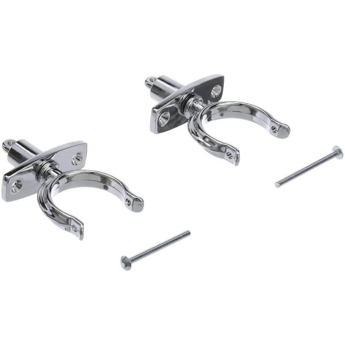 Seachoice 50-70401 Chrome Plated Zinc Rowlock Set (Sold as Pair)