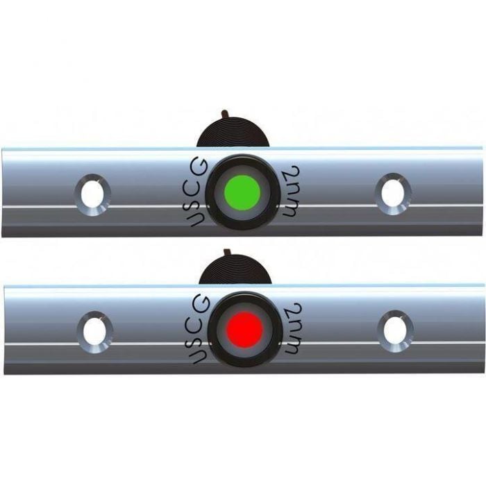 Taco Metals F38-6810B-1 Taco 4" Rub Rail Mounted LED Navigation Light Set