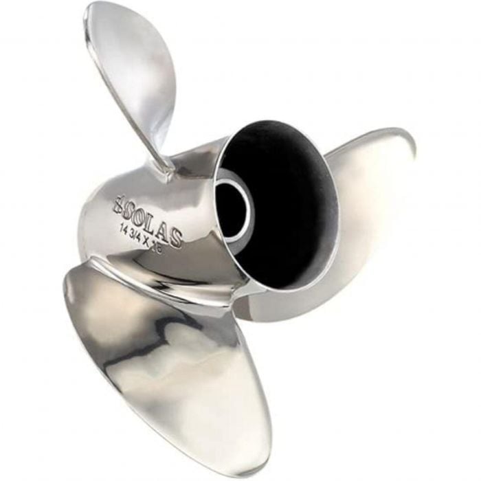 Solas 9551-148-16 Rubex HR3 SS 3-Blade Propeller, RH, 14.5 x 16, Interchangeable Hub, 4-3/4" Gearcase
