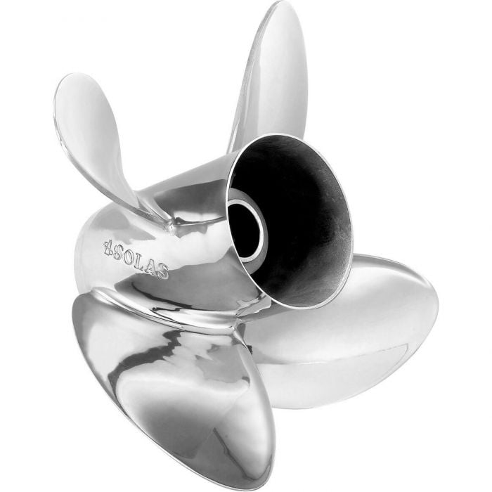 Solas Propeller 9553-140-21 Solas Rubex HR4 SS Interchangeable Hub 4- Blade, Propeller, RH 14 x 21