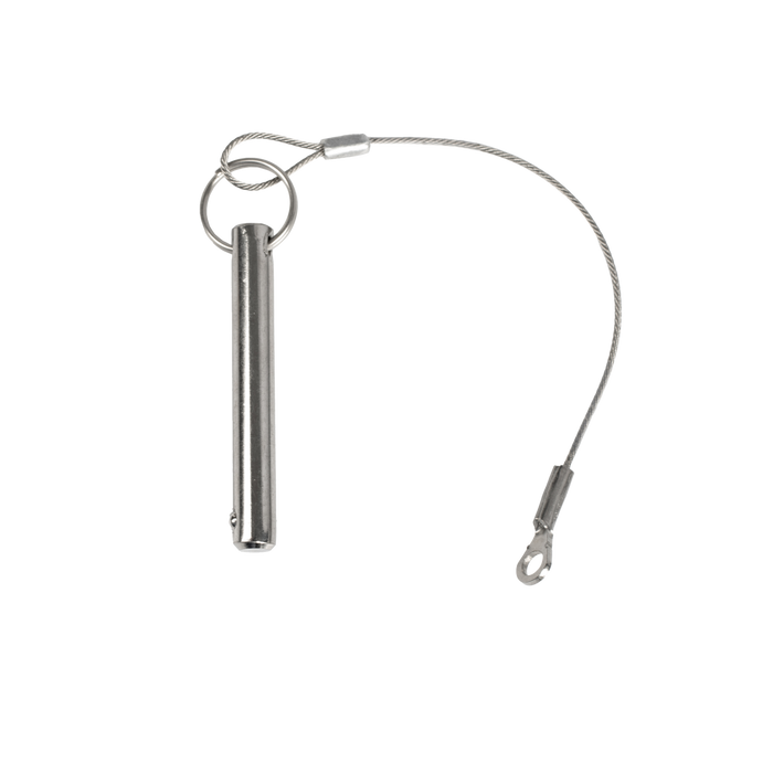 Whitecap S-1025 Stainless Steel Quick Release Pin With Lanyard & Tab