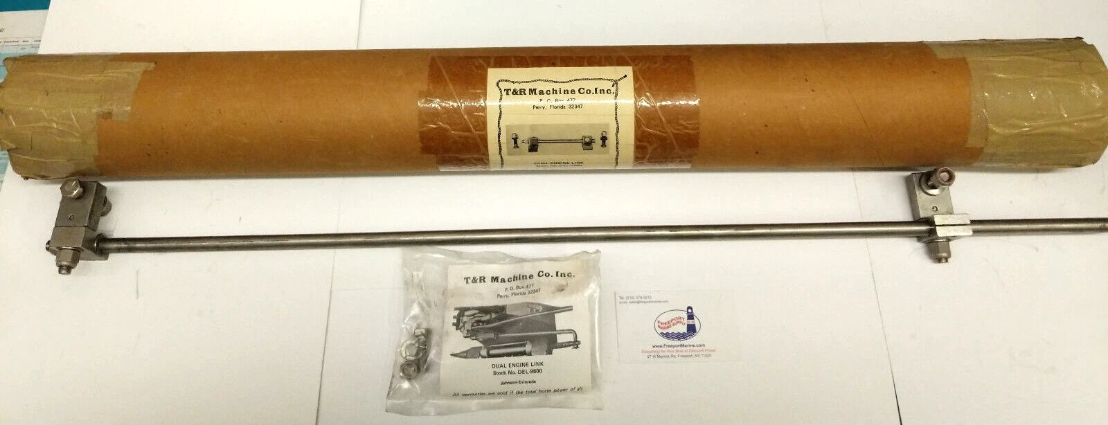T&R Marine 9800 DEL-9800 Dual Engine Link Vintage Outboard Tie Bar