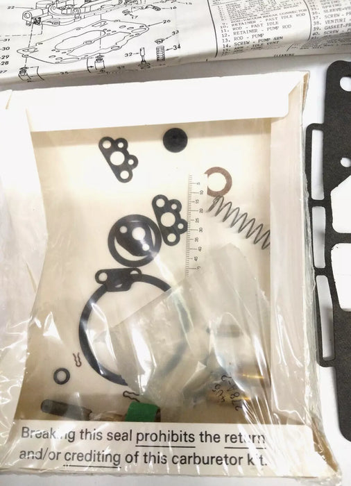 Mercury FI9600087 Mercury Quicksilver Fi9600087 Carburetor Rebuild Kit Nos Mercruiser Marine Boat