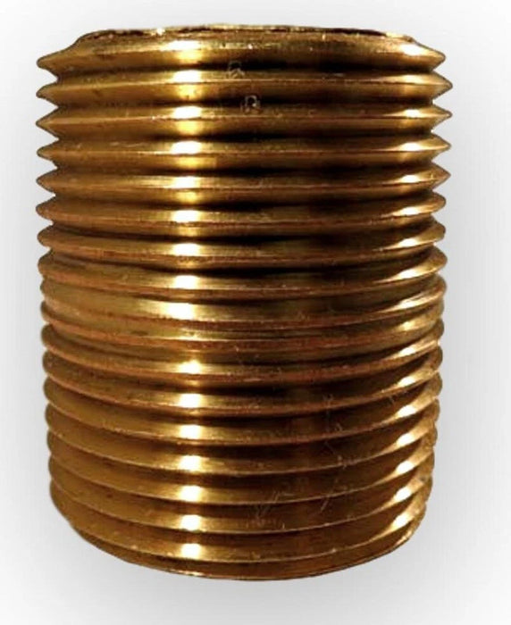 Midland Nipple -  Red Brass 1-1/4" X 1-5/8" (Close)