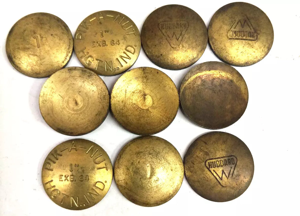 Hunckler 2930640 - Juego de 10 conectores de latón para congelación de motores de 1"