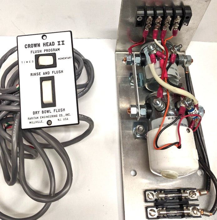 Raritan C2DC12 | Crown Head II C2Rm12 Marine Toilet Solenoid & Wall Switch