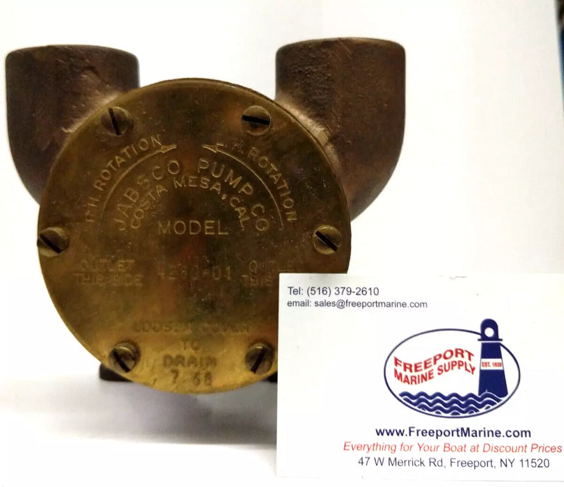 Jabsco Marine Engine Coolin Pump Part #4280-0001