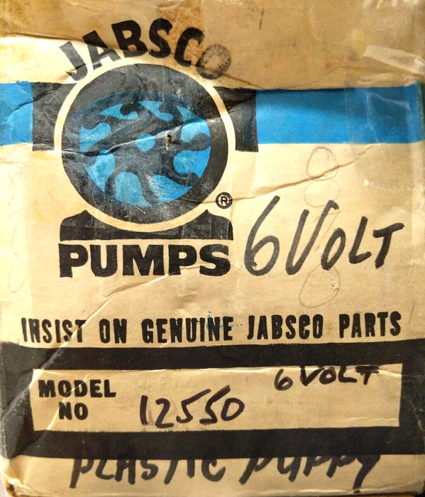 Jabsco 12550-0001 | – | 6 VOLT DC PLASTIC WATER PUPPY