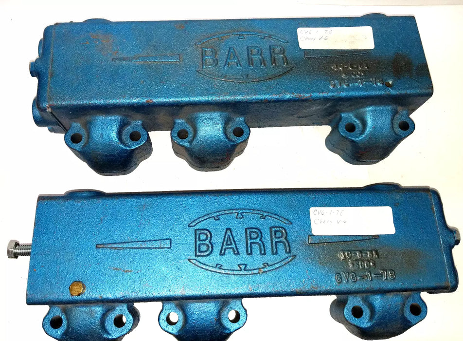 Barr CV6-1-78 Barr Marine Cv6-1-78 Manifolds For Chevy V6 229Cu In All Models Nos Classic