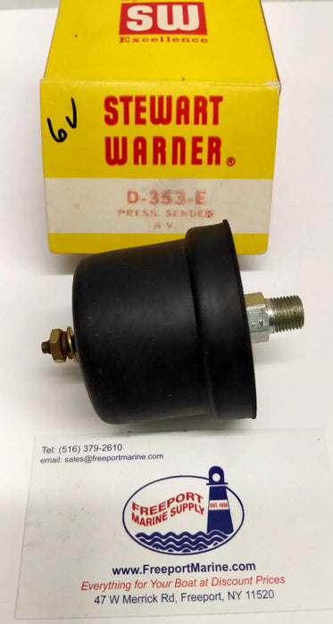 Stewart Warner D-353-E Oil Pressure Sender Stewart Warner D-353-E
