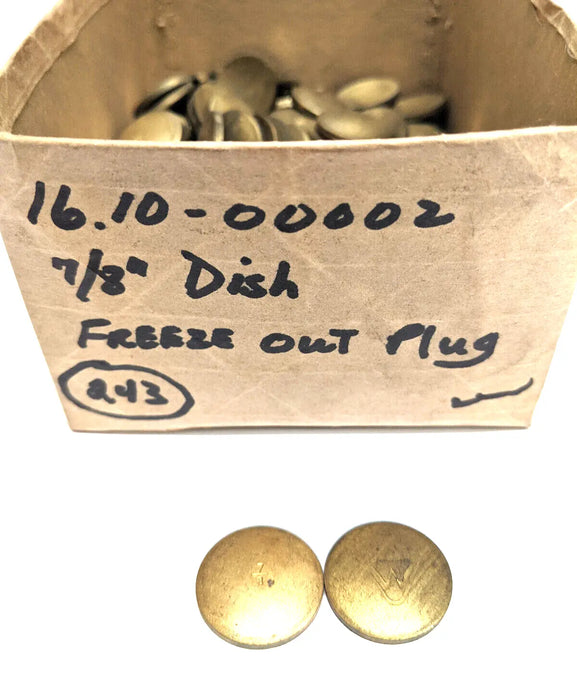 Dorman 78DIS Brass 7/8" Engine Freeze Out Expansion Convex Disc