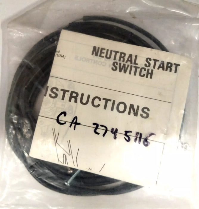 Dometic Seastar Dometic Ca 2745116 Interruptor de arranque en punto muerto para embarcaciones marinas Nos Classic