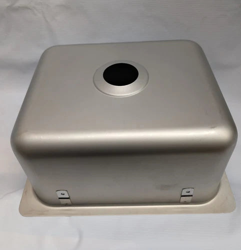 Fluid Technologies 131-9 Sink 13" X 10-11/18" Rectangle Flat Rim Stainless Steel Takes 2" Drain