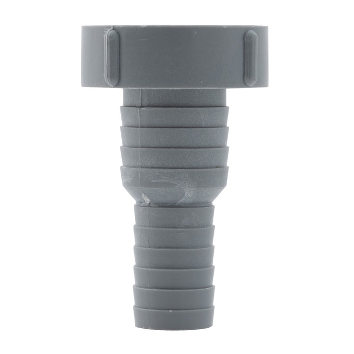 Ambassador Marine S00-0020-PL-R Straight Hose Barb Adapter, 1 1/4"-F Thread to 3/4" & 1" Hose Barb