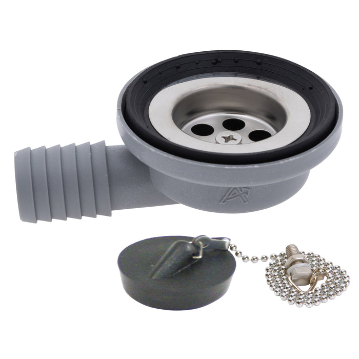 Ambassador Marine 1 1/2" Drain, 95 Degree Low Profile