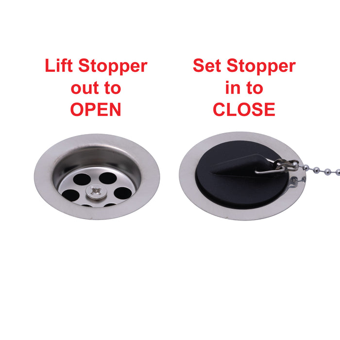 Ambassador Marine S01-0110-PS-R Chain Stopper (for 1 1/2" Drain)
